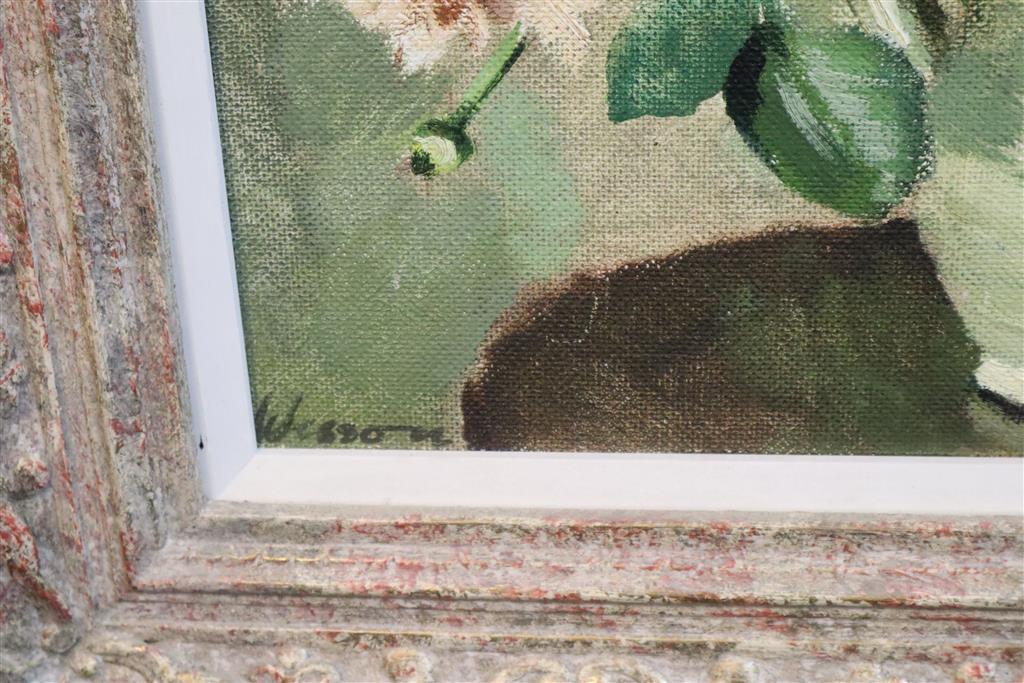 § Edward Wesson (1910-1983) Late Summer Flowers II 22.5 x 18.5in.